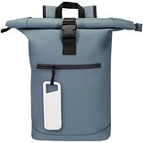 12 W 5.000 mAh wasserfeste Powerbank aus recyceltem Kunststoff mit Karabinerhaken - Nana