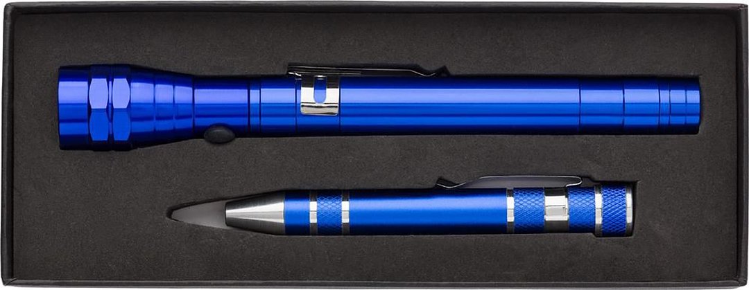 Taschenlampe und Schraubendreher Nelvezian | Aluminium | 2-in-1