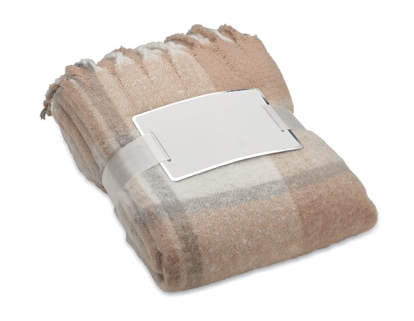 Karierte Mohair-Decke Nathli