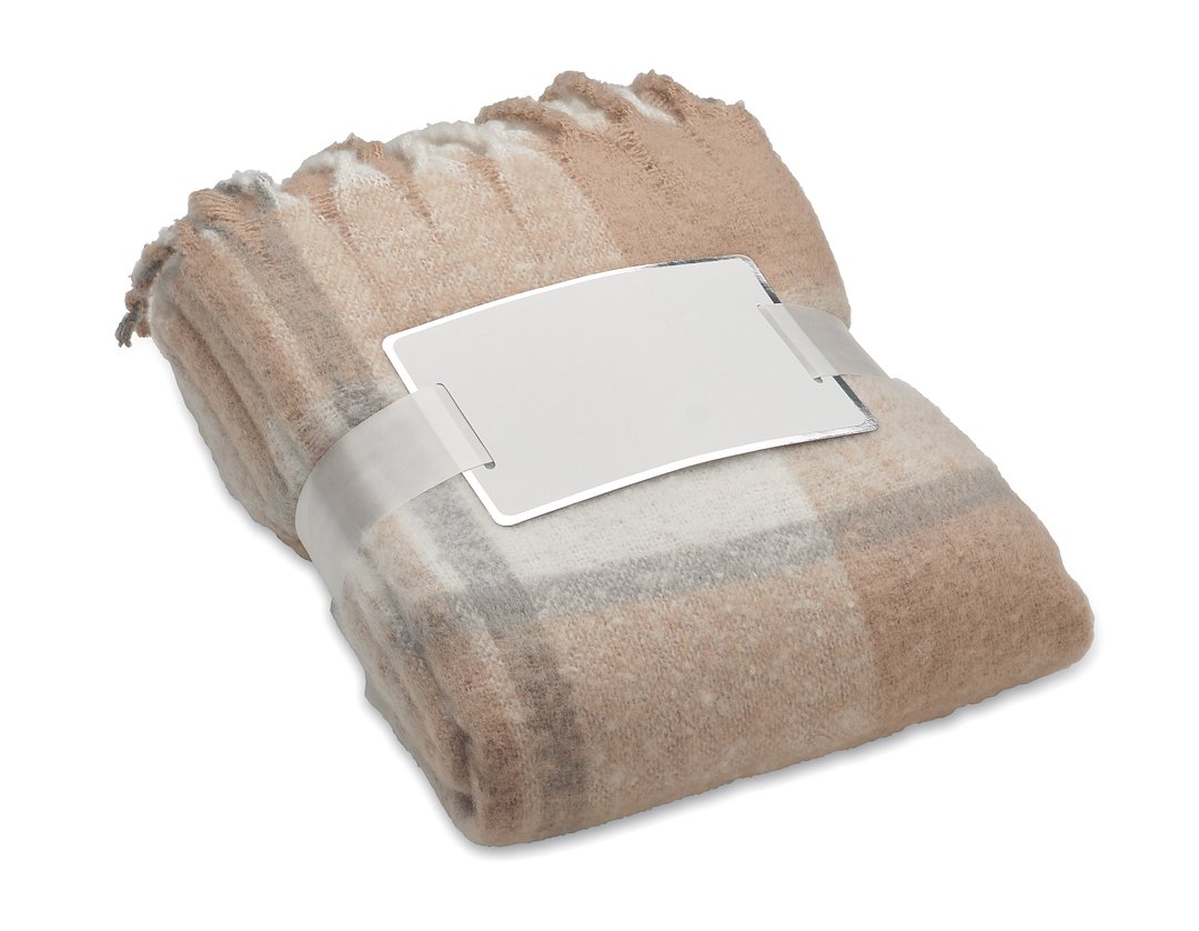 Karierte Mohair-Decke Nathli