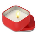 Ananda Duftkerze auf pflanzlicher Basis in recycelter Dose Rudico