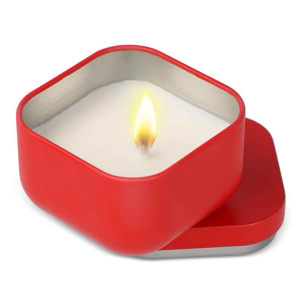 Ananda Duftkerze auf pflanzlicher Basis in recycelter Dose Rudico