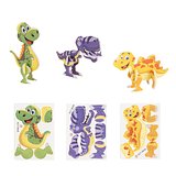 3D-Puzzle in Dinosaurierform aus Papier und EVA Fengan