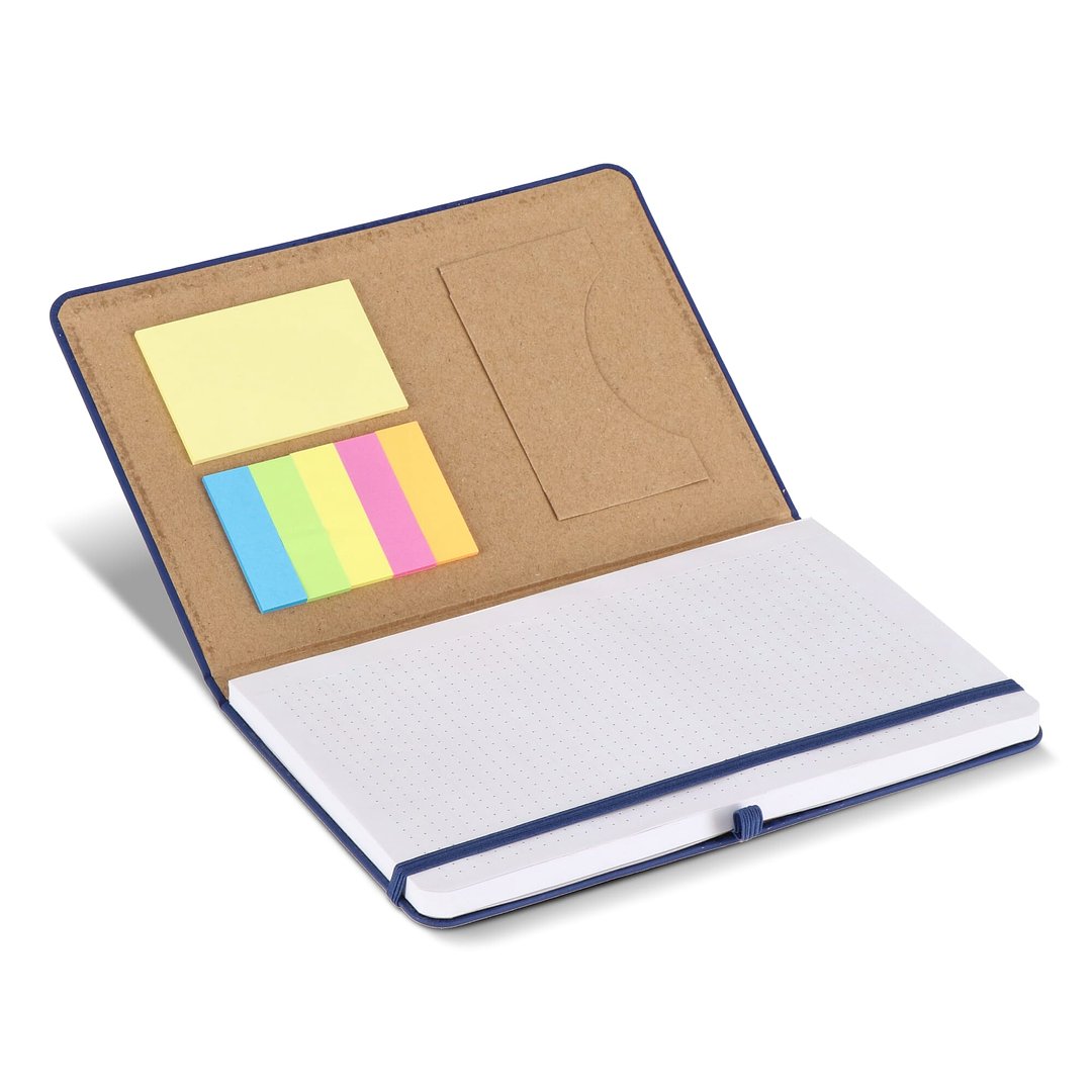 Notizbuch Olmo Hardcover PU A5 mit Haftnotizen Minethli