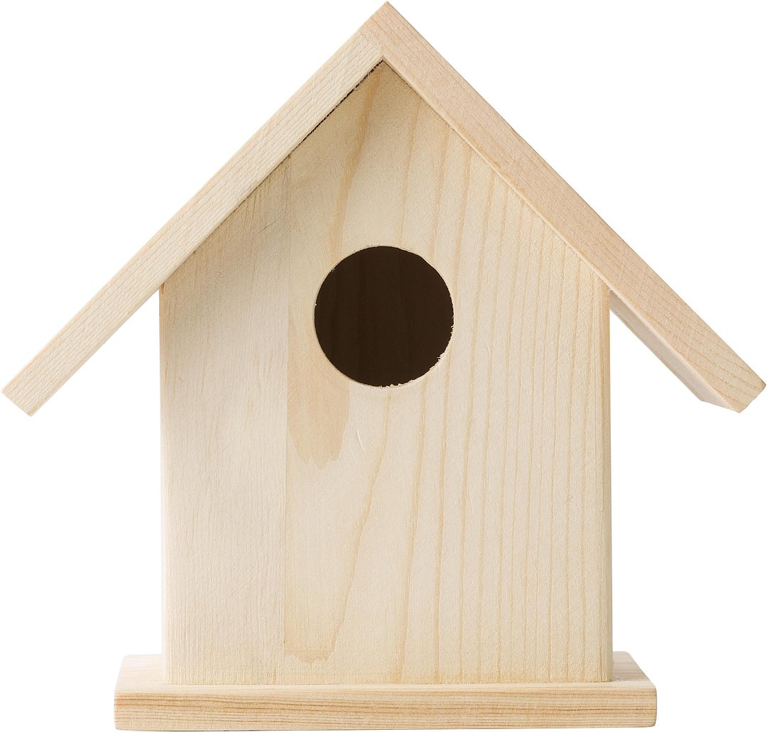 Vogelhaus mit Malset Rudesco