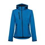 Softshelljacke für Damen, mit abnehmbarer Kapuze Badala