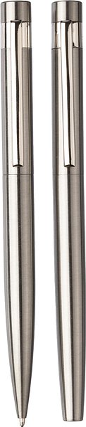 Schreibset Natie | Recycelter Edelstahl | Drehkugelschreiber und Rollerball
