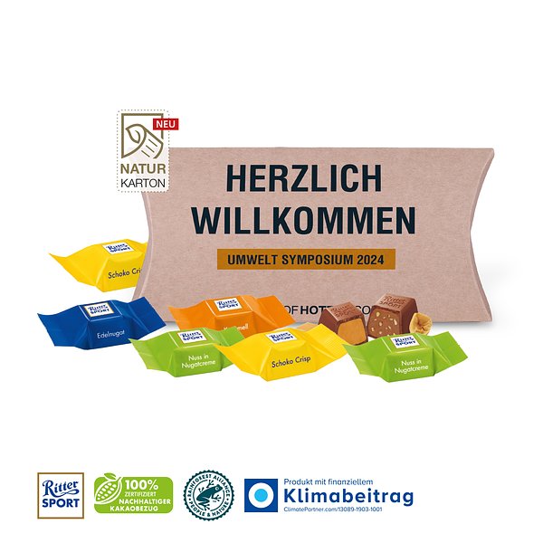 Kissenverpackung Creative auf NATURKARTON