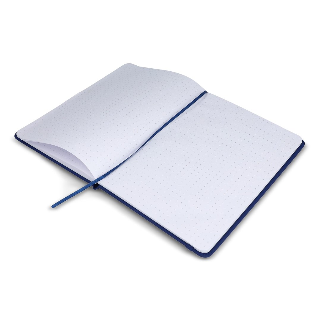 Notizbuch A5 PU mit Rasterpunktseiten Stiafrs