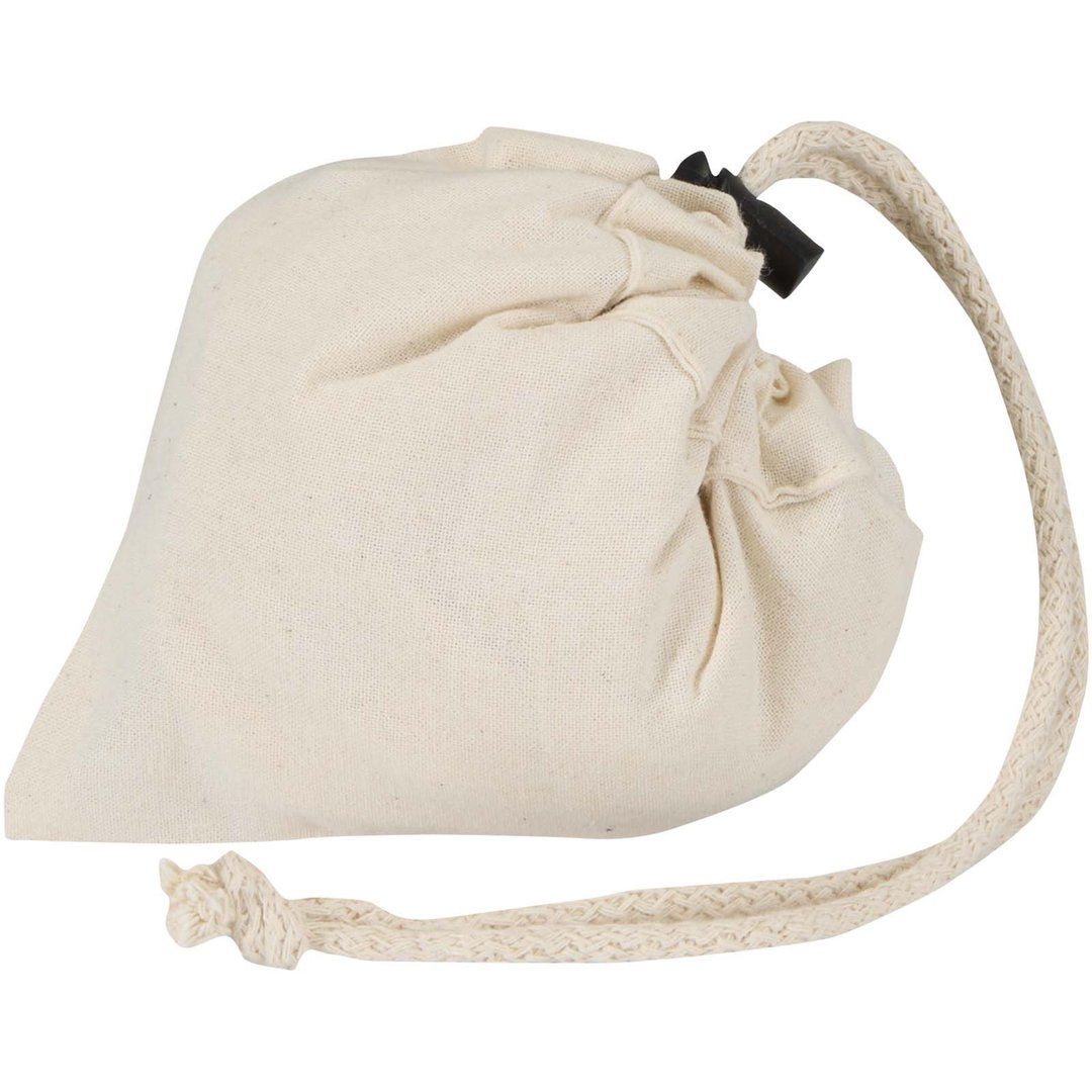 Blend 140 g/m², GRS-zertifizierte, faltbare Baumwoll Tragetasche, 7 l - Grin
