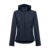 Softshelljacke für Damen, mit abnehmbarer Kapuze Badala