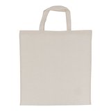 Umhängetasche aus Baumwolle OEKO-TEX® 140g/m² 38x42cm kurze Henkel Palis