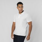Erwachsene Weiss Polo-Shirt Idles