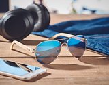 Sonnenbrille Bambus Utzia