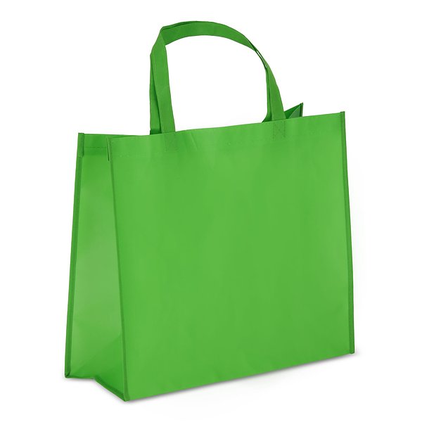 R-PET Tragetasche aus laminiertem Non Woven 40 x 16 x 35cm 105g/m² Rudivin