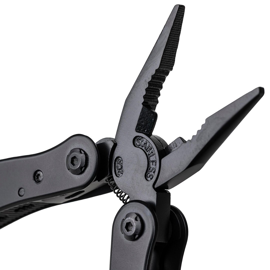 Schwarzes Aluminium-Multitool Lurst