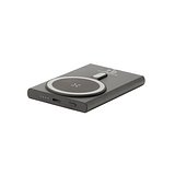 Magnetische Powerbank mit Schnellladefunktion aus recyceltem Aluminium und recyceltem PET, 5'000 mAh Rudorst