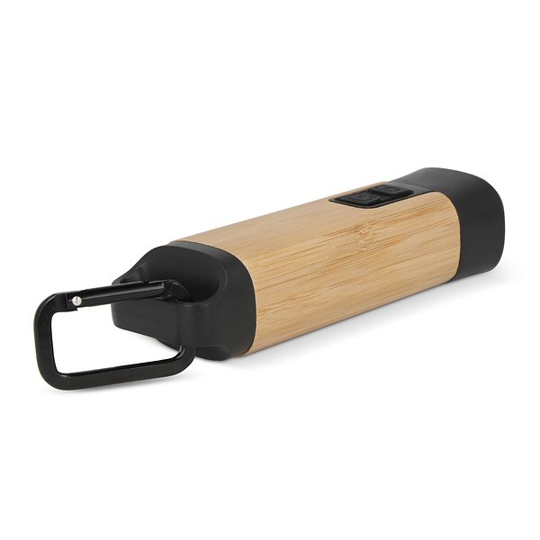 Wiederaufladbare R-ABS & Bamboo Taschenlampe Stiani
