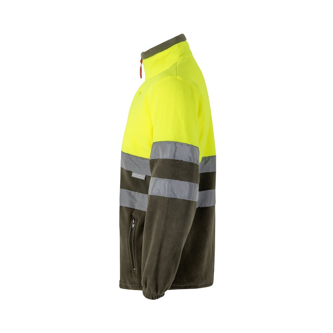 Zweifarbige Fleecejacke (280g/m²), aus Polyester (100%) Giulin