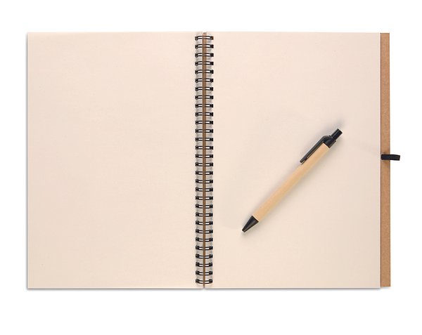 Recyceltes Notizbuch 100 Seiten Niga