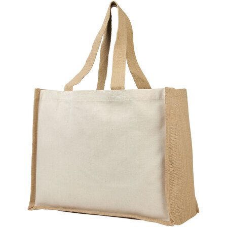 320 g/m Canvas und Jute Einkaufstasche 23L - Anik