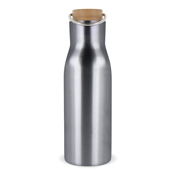 Isolier-Flasche mit Bambusdeckel, 500ml Miriori