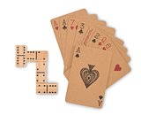 Domino- und Spielkarten-Set Bisteis