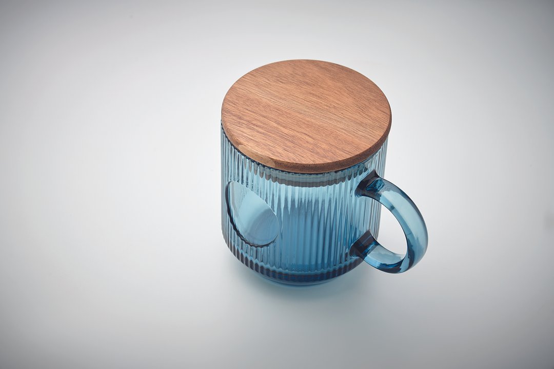 Gerippter Glasbecher 300ml Oldivandy