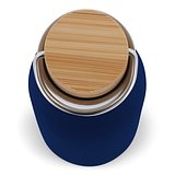 Isolier-Flasche mit Bambusdeckel, 500ml Miriori