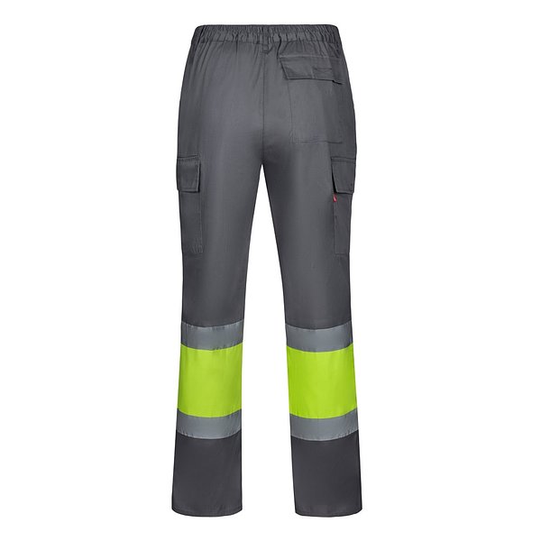 Zweifarbige Hose aus Twill (190g/m²), Baumwolle (20%) und Polyester (80%) Menatri