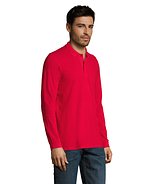 Männer Long-Sleeve Polo 180g Cilgian