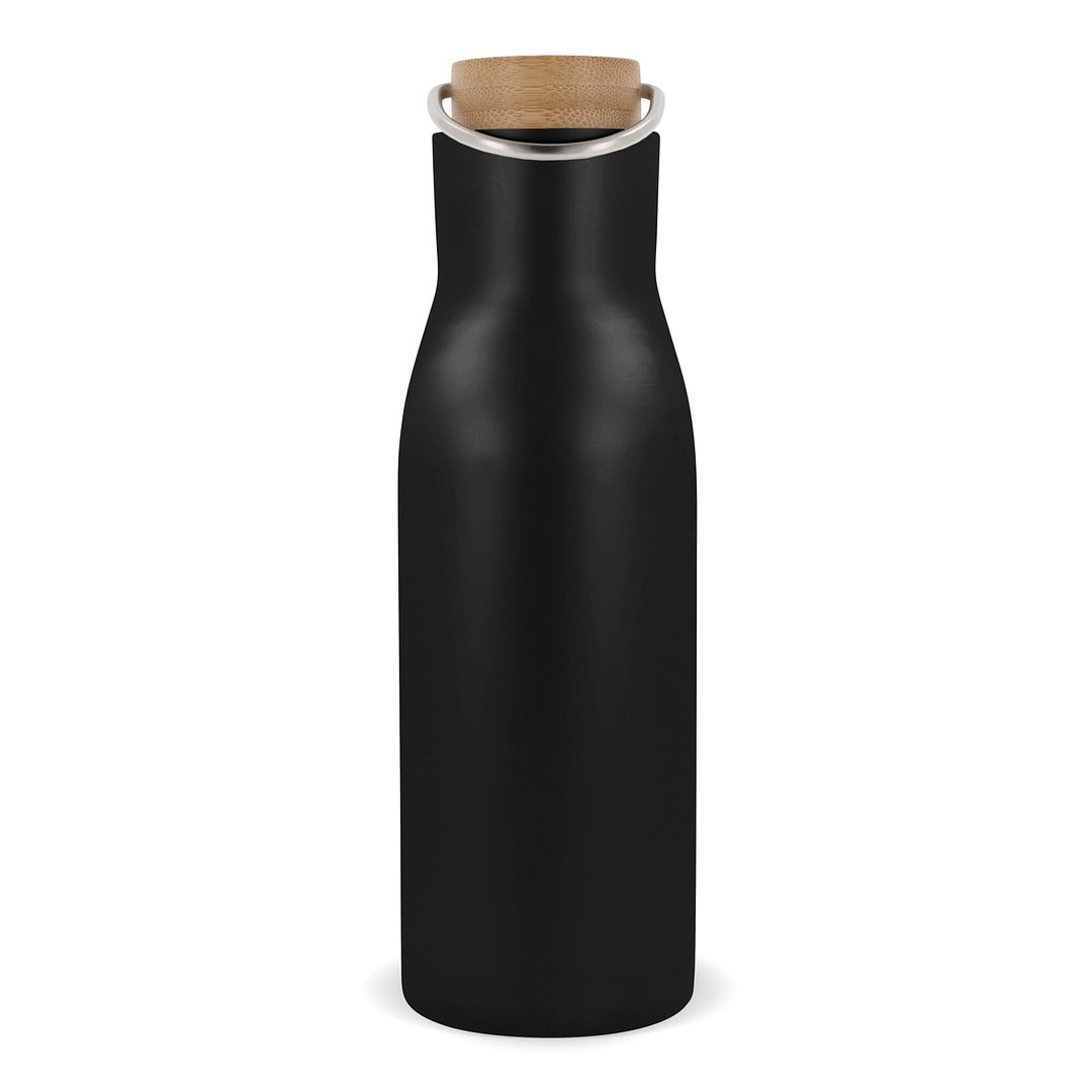 Isolier-Flasche mit Bambusdeckel, 500ml Miriori