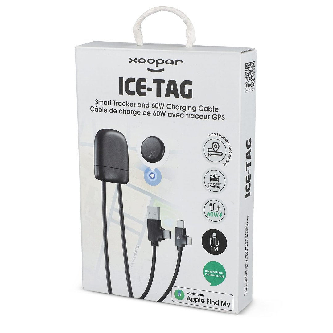 4034 - Ice-Tag Kabel wird mit Find My Tracker geliefert Lolliti