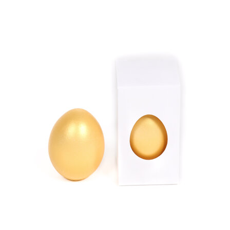 Gekochtes Osterei Chara bedruckt