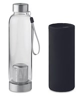 Einwandige Trinkflasche Glas Stiafenga