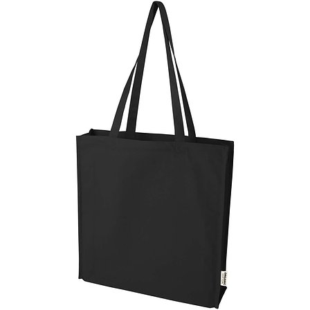 180 g/m² OCS Bio Tragetasche mit Seitenfalten 14L - Gian