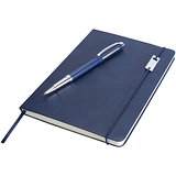 Elegance A5 Hardcover Notizbuch mit Tintenroller Set - Stgan