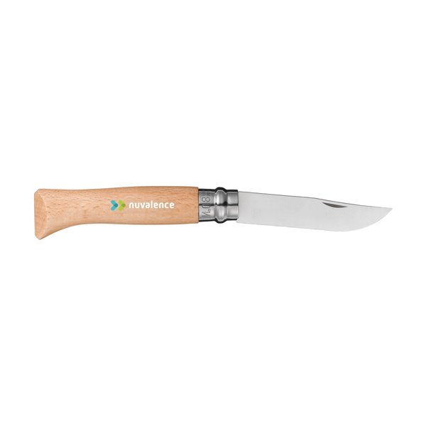 Opinel Inox No 08 Taschenmesser Haspan | Mit Gürteletui
