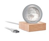 LED-Glaskugel Globus Marler