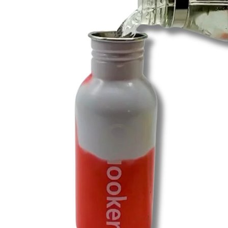 Farbwechsel Flasche mit Logo