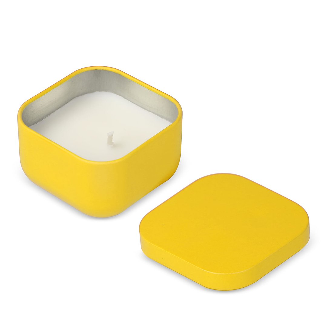 Ananda Duftkerze auf pflanzlicher Basis in recycelter Dose Rudico