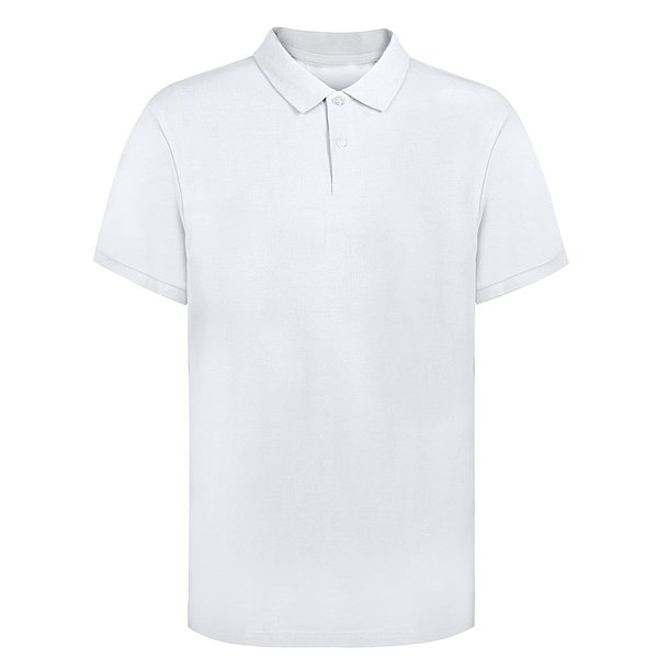 Erwachsene Weiss Polo-Shirt Idpan