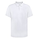 Erwachsene Weiss Polo-Shirt Idpan