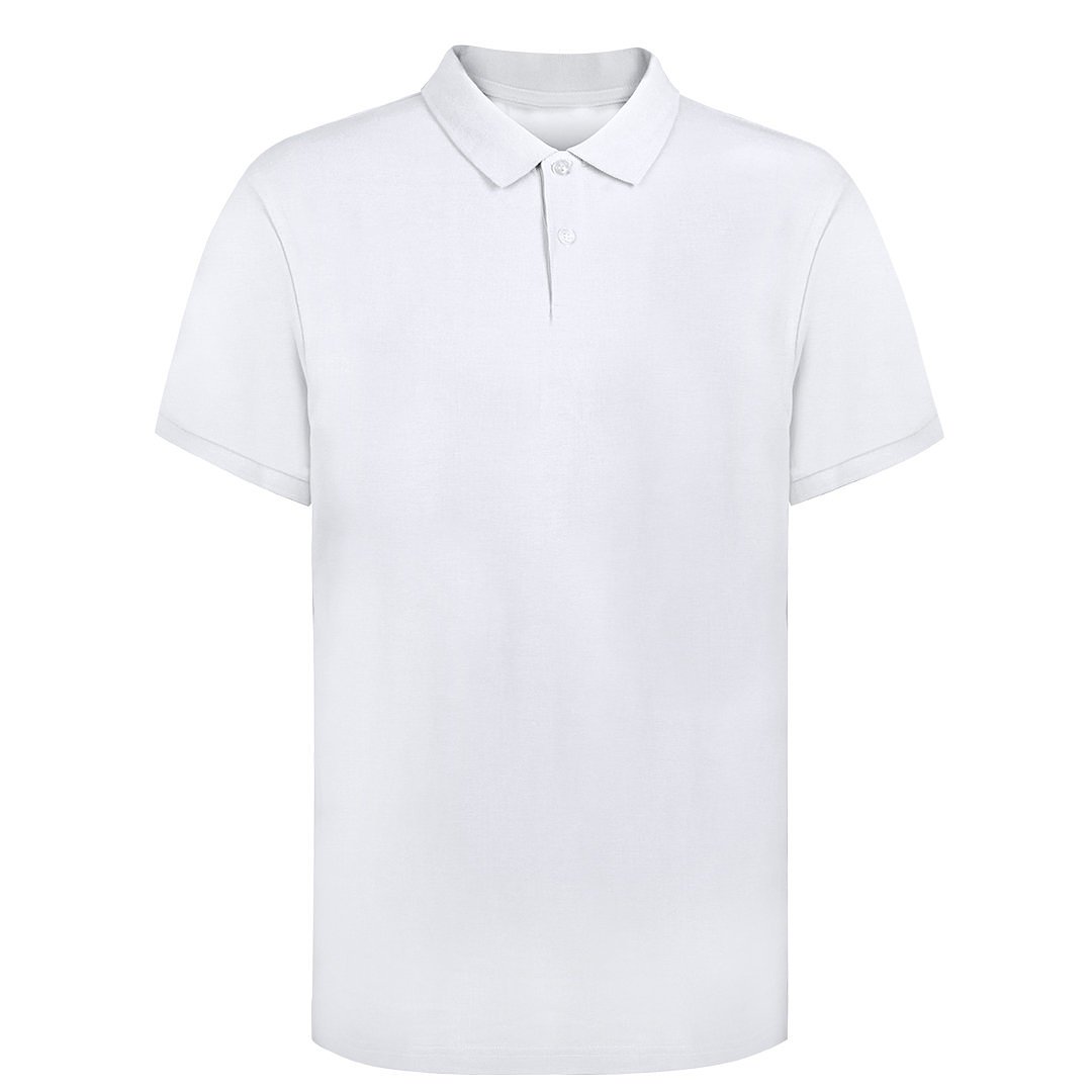 Erwachsene Weiss Polo-Shirt Idpan