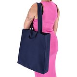 Tragetasche aus Baumwolle OEKO-TEX® 38 x 10 x 42cm 140g/m² Saretis