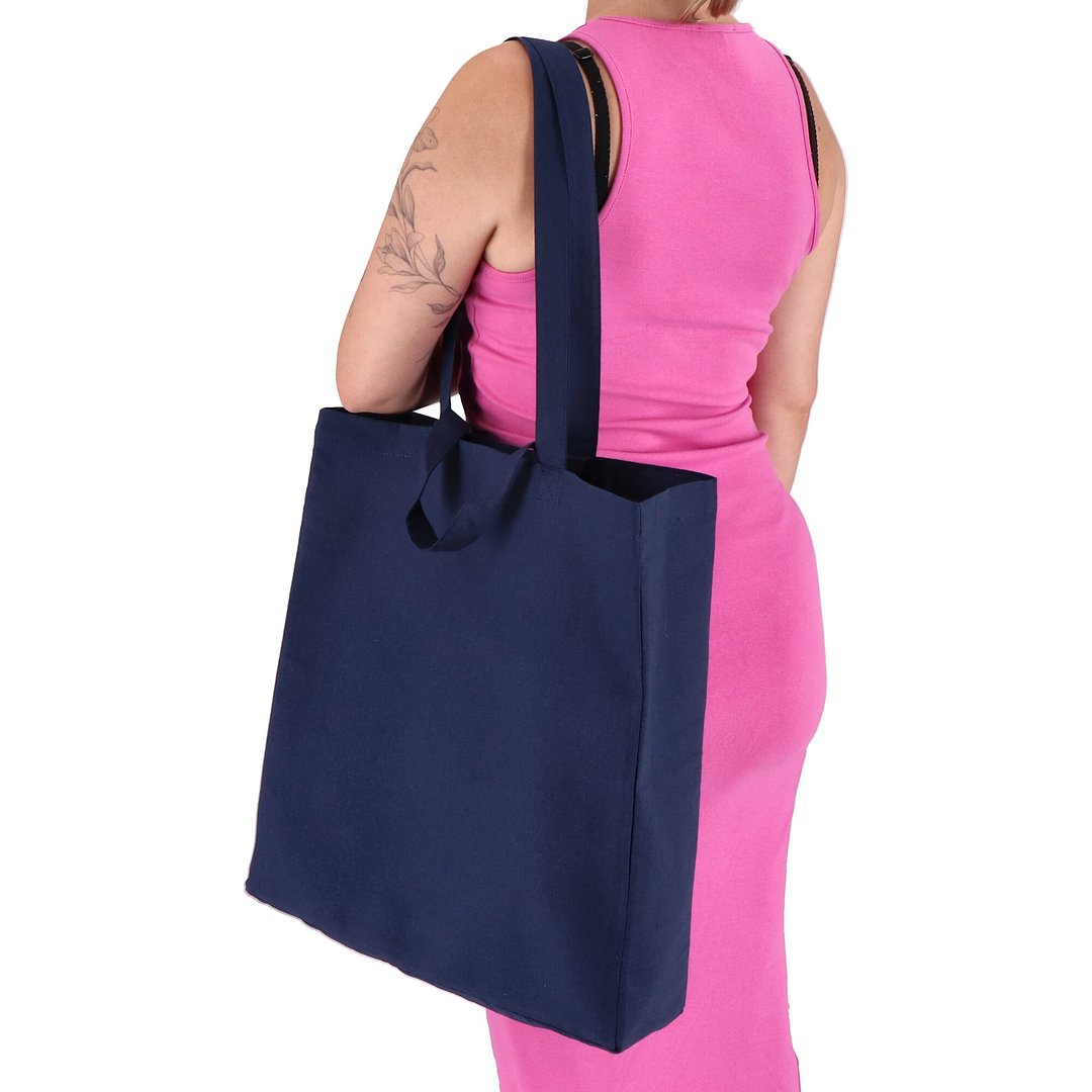 Tragetasche aus Baumwolle OEKO-TEX® 38 x 10 x 42cm 140g/m² Saretis