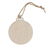 Weihnachtskugel in Form einer Holzkugel Betian