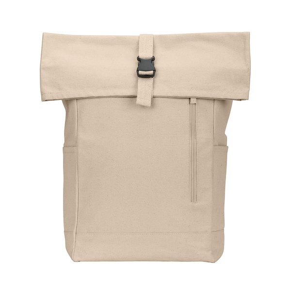 Roll-Top-Rucksack aus recyceltem Baumwolle und recyceltem Polyester (380 g/m²) Lüzzasch