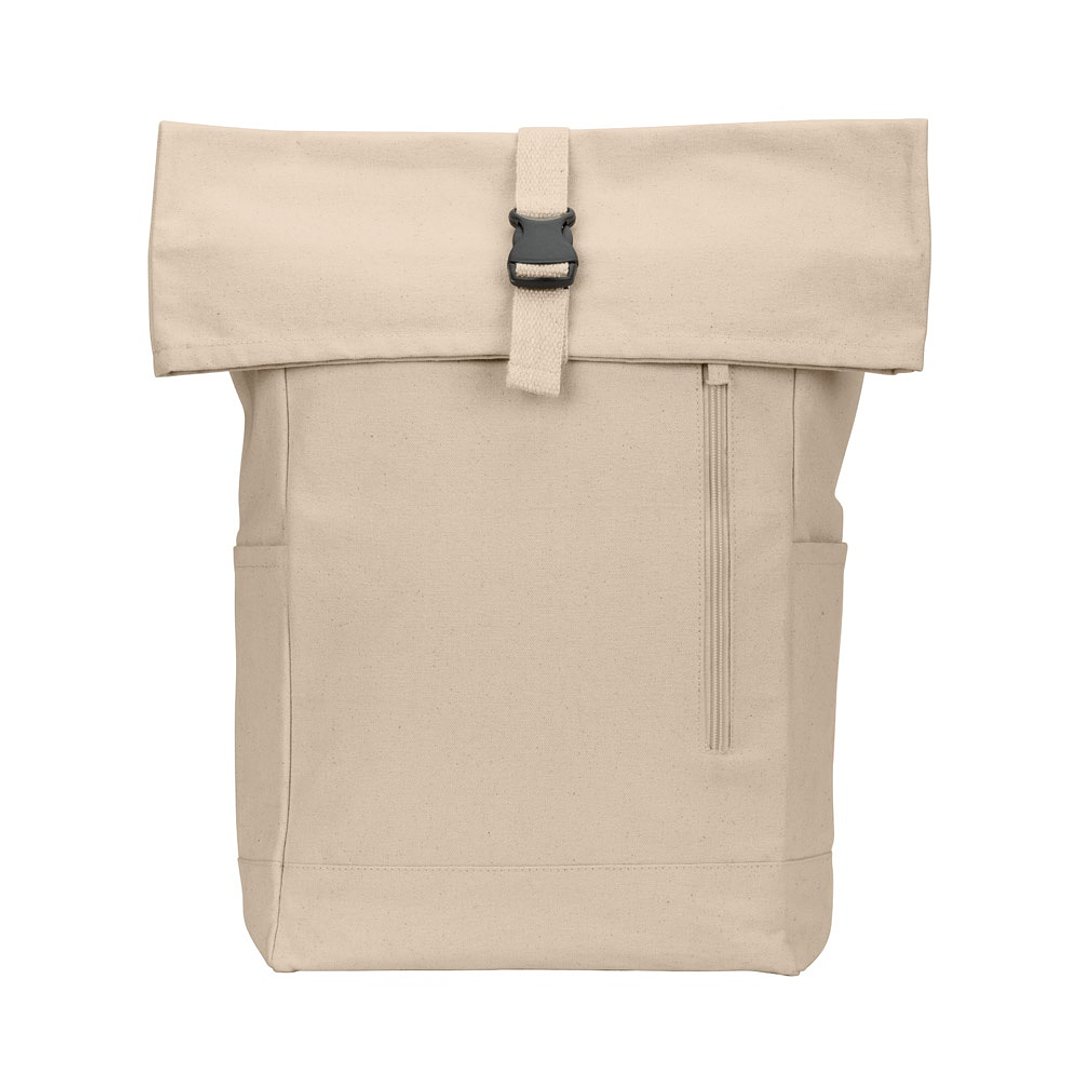 Roll-Top-Rucksack aus recyceltem Baumwolle und recyceltem Polyester (380 g/m²) Lüzzasch