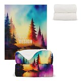 Korallenfleece-Decke Sublimation 130x170 cm 270g/m² Muninatia